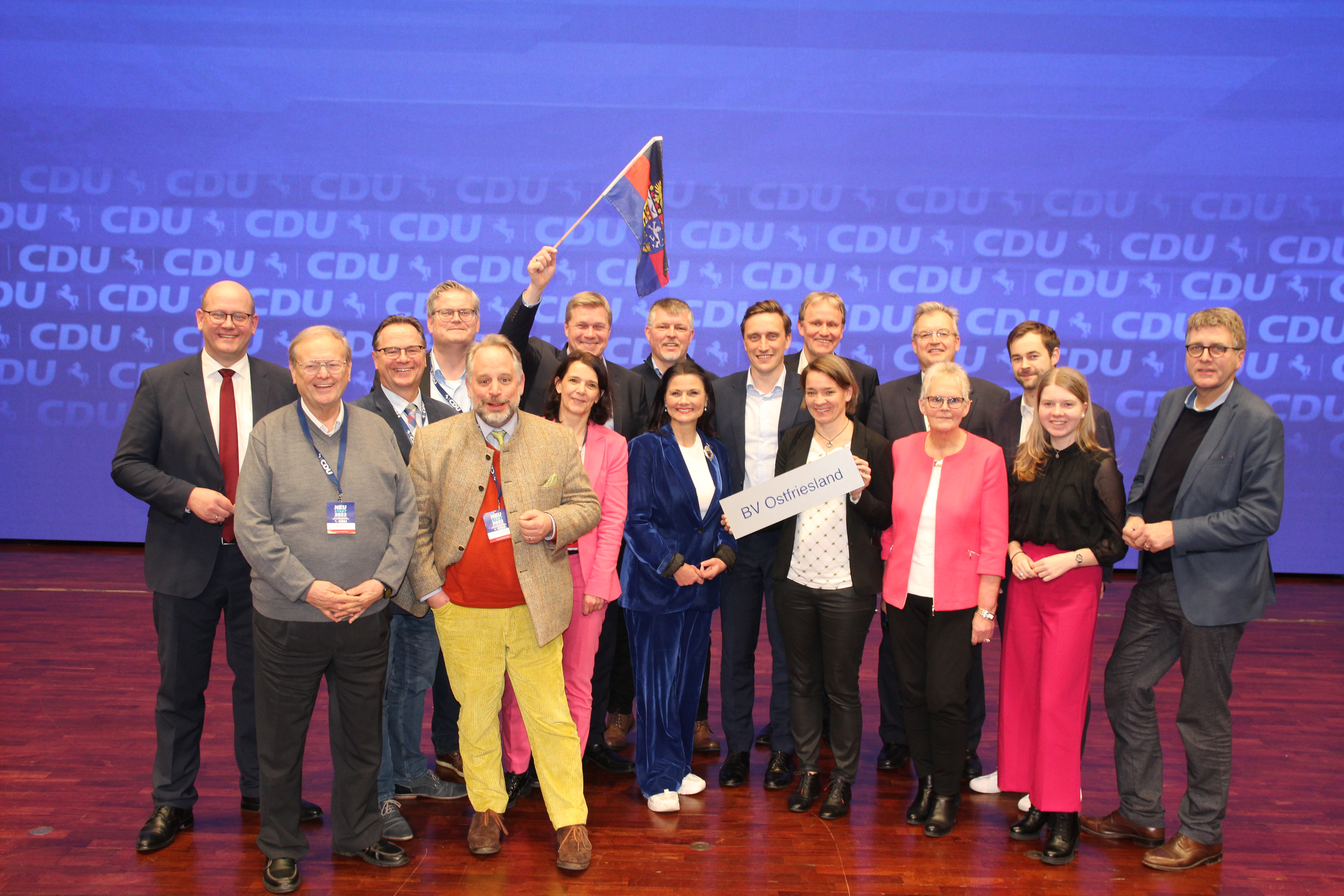 Die Ostfriesische Delegation beim Landesparteitag 2023